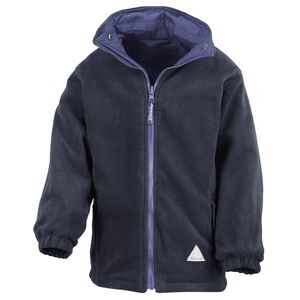 Result Childrens/Kids Reversible Storm Stuff Anti Pilling Fleece Waterproof Jack